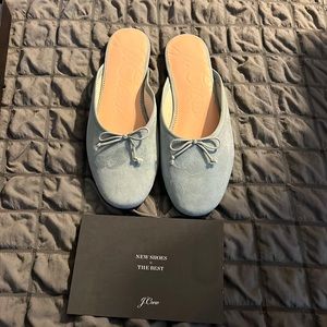 Brand new. J Crew ballet slipper mules.